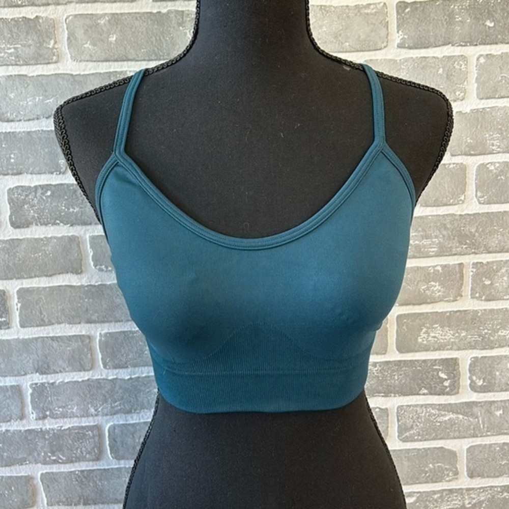 Gymshark, winter‎ teal sports sweat seamless sports size small